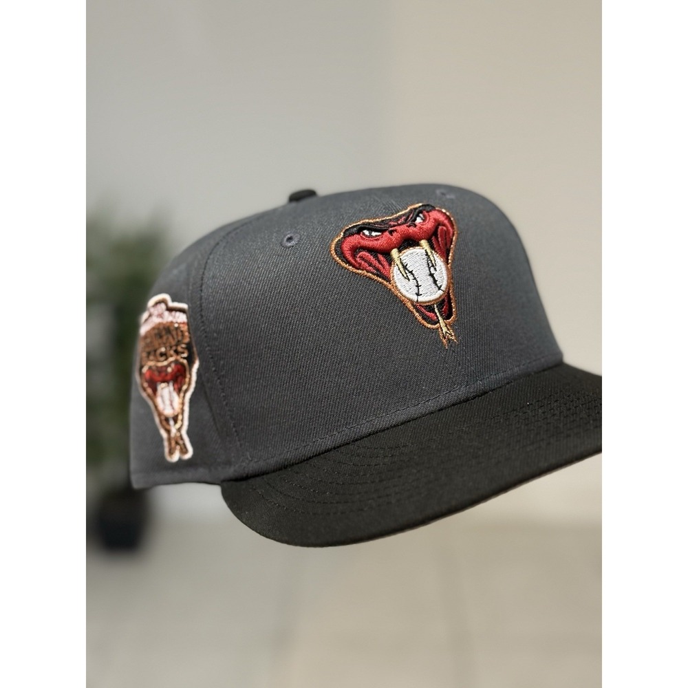 7 5/8 New Era 59Fifty Arizona Diamondbacks Fitted Hat Size Hat Club Inaugural 98